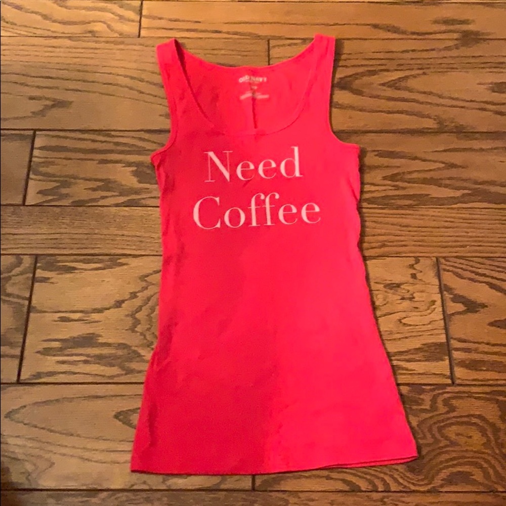 "Need Coffee" Tank